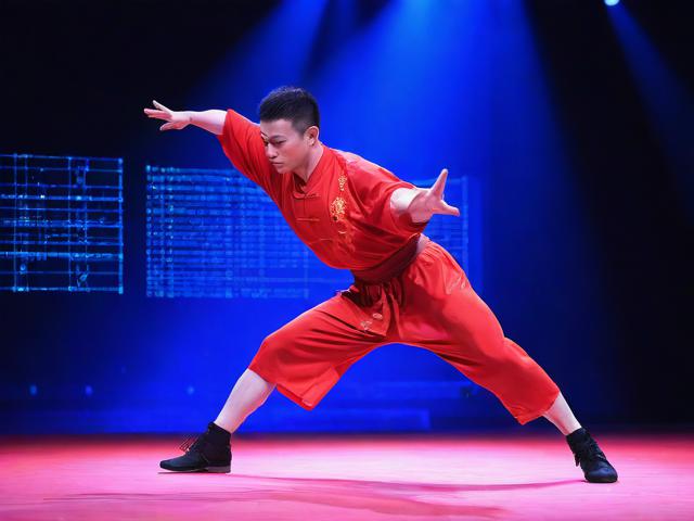 九游体育网站_ 传统武术表演会，文化韵味在运动中绽放，武术演出