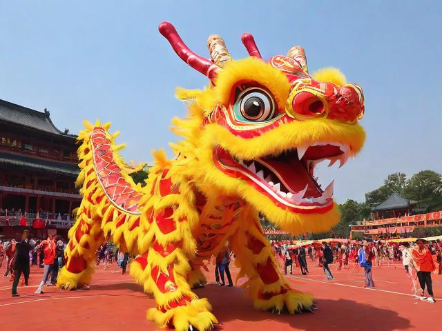 九游体育网站_ 传统民俗龙舞运动会，文化与运动的完美结合，运动会舞龙表演视频