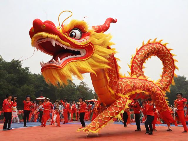 九游体育网站_ 传统民俗舞龙比赛，文化传承中的运动魅力，舞龙竞赛项目