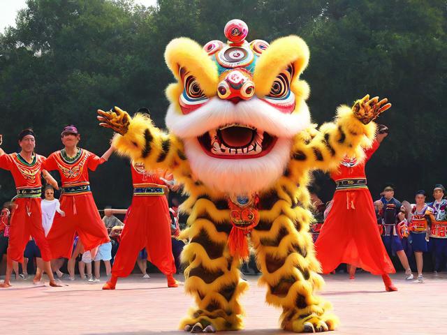 九游体育网站_ 传统民族舞狮表演赛，文化与运动的精彩碰撞